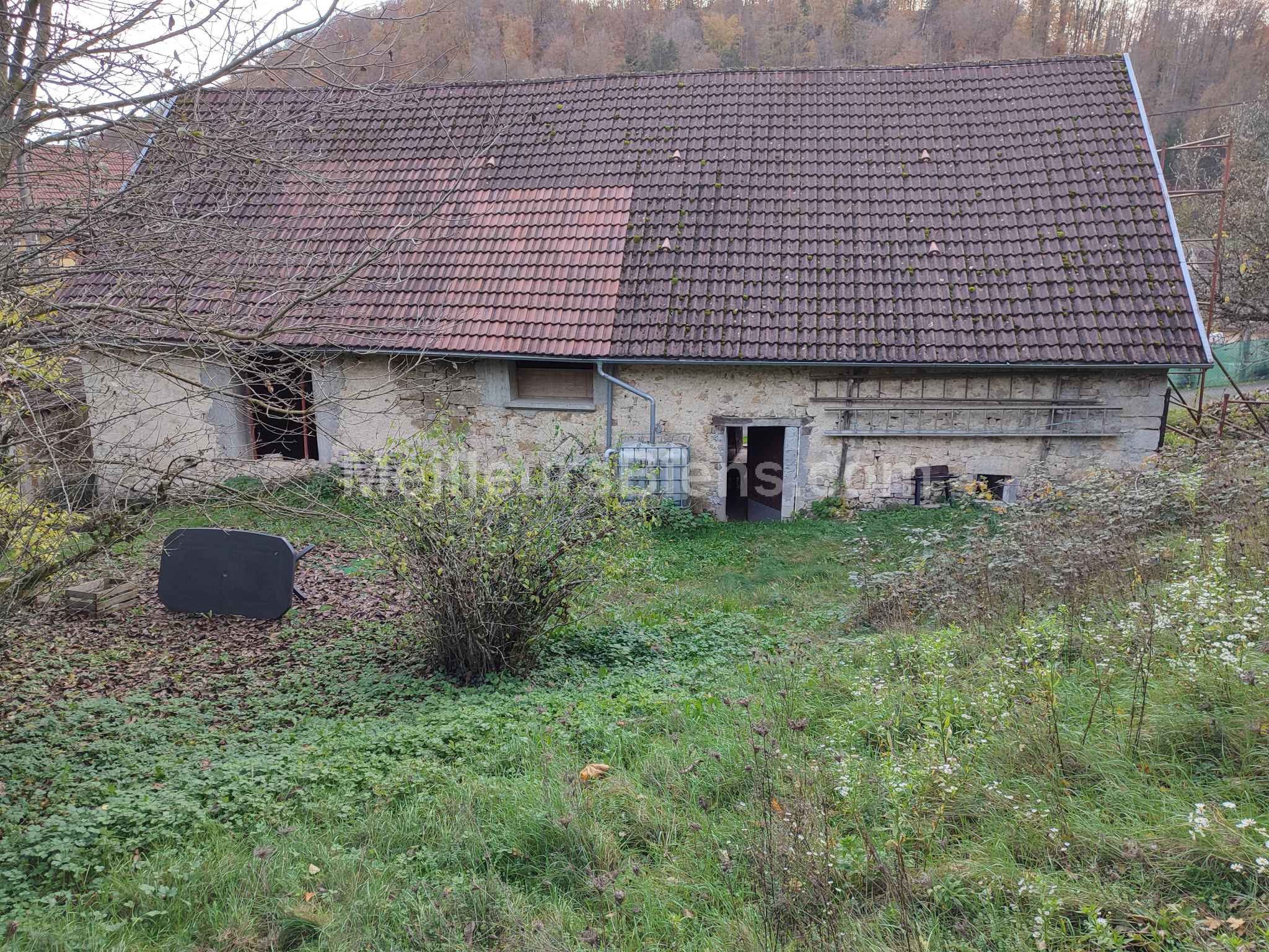 Ferme proche de la frontière suisse