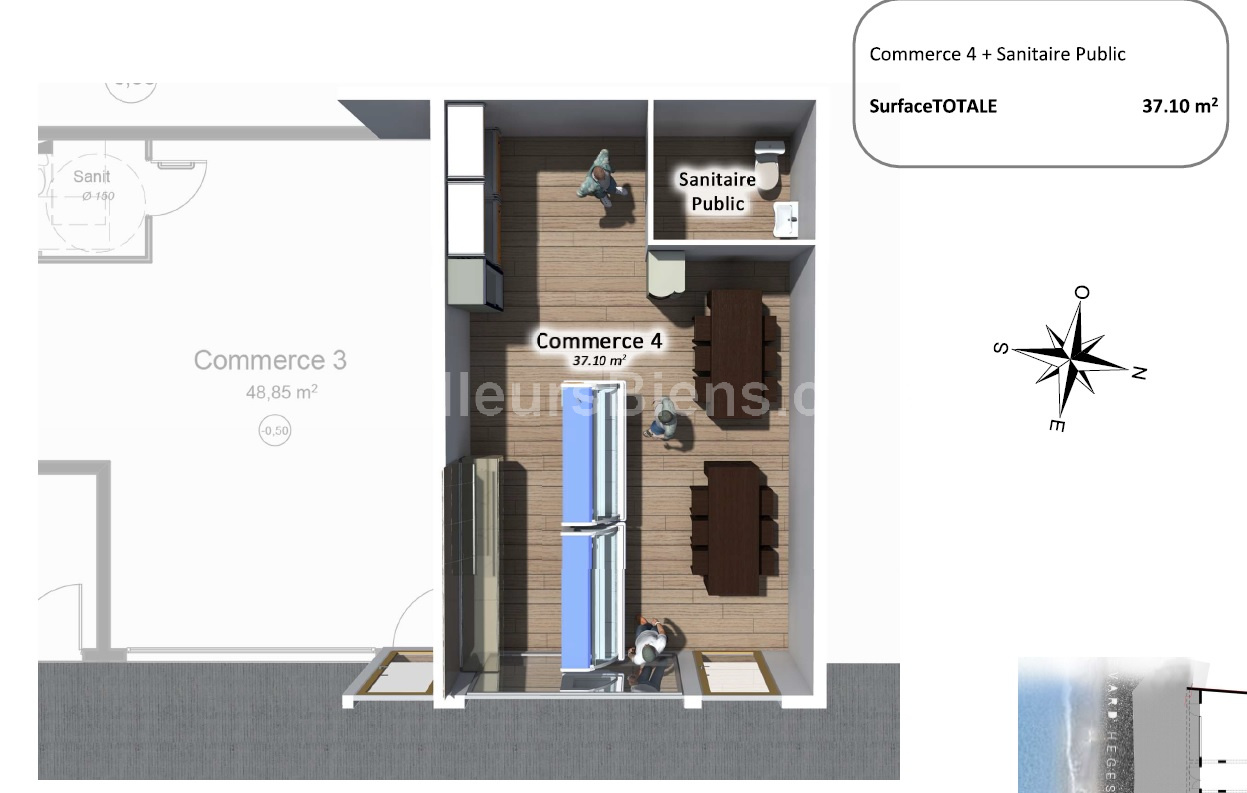 LOCAL COMMERCIAL DE 36m2